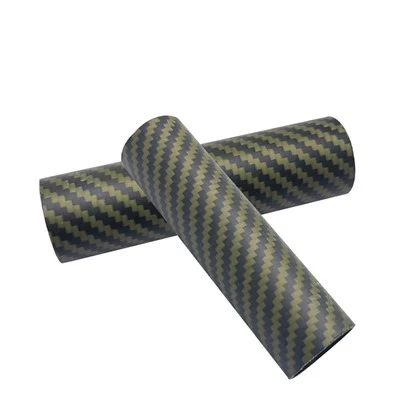 Hastes de fibra de carbono e Kevlar